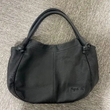 Agnes b 에네스베 가죽 핸드백