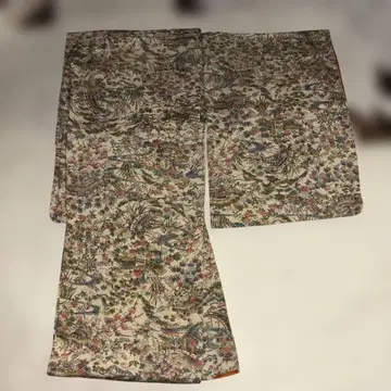 c12141 꽃과 새 무늬 실크 코몬