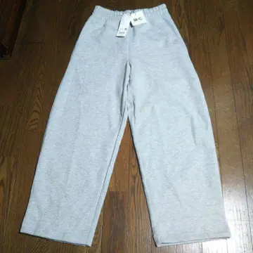 택 포함 새상품! 유니클로 맨투맨 와이드 팬츠 그레이 계열 사이즈 XS