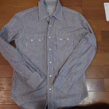 BLUEBLUE H.R.MARKET 스트라이프 웨스턴 셔츠
