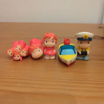 포뇨 피규어 세트 지브리 손가락 인형