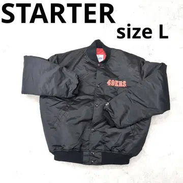 268 STARTER 49ERS 블랙 점퍼 L