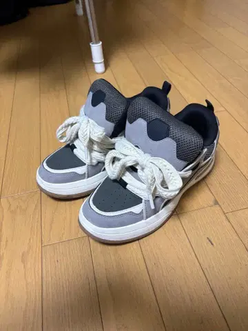 ZARA 로프 스니커즈 스케이트 스니커즈 26.5