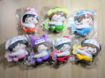 [ 미사용 새상품 ] 나니와단시 산리오 콜라보 마스코트 7개 세트