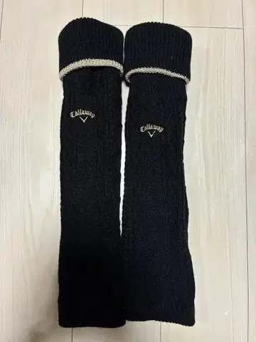 캘러웨이 레그 워머 니트 블랙 여성용 골프