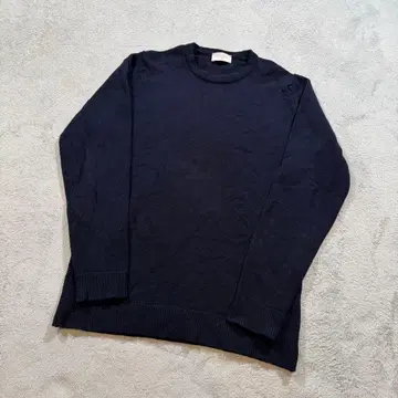 존스메들리 크루넥 니트 캐시미어 혼방 울 네이비 M