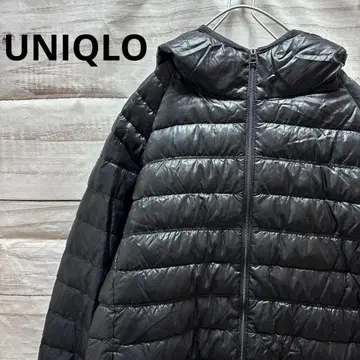 UNIQLO 울트라 라이트 다운 자켓 후드 부착 블랙 S 인기 스테디셀러