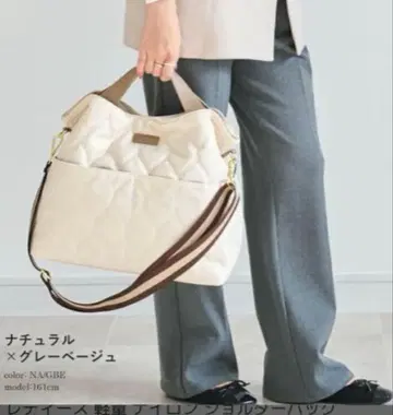 토트백 여성용 경량 나일론 숄더 2way 사선 A4