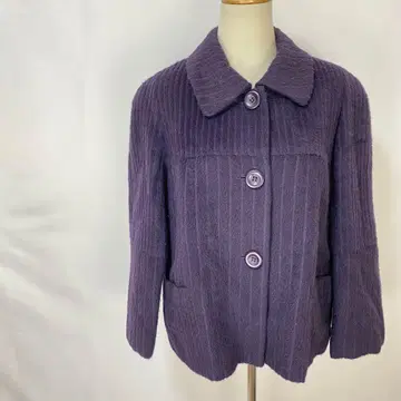 NO BLAND 알파카 100% 코트 자켓 숏 기장 9호 M