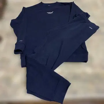 TENTIAL BAKUNE 블랙 파자마 상하의 미사용 택 없음