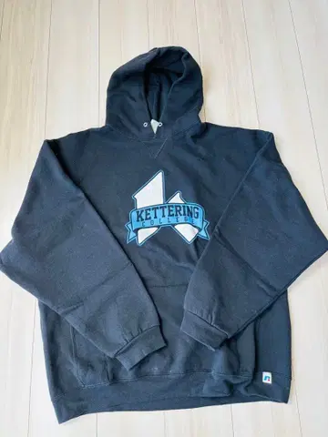 구제 의류 Russell 칼리지 로고 맨투맨 후드티