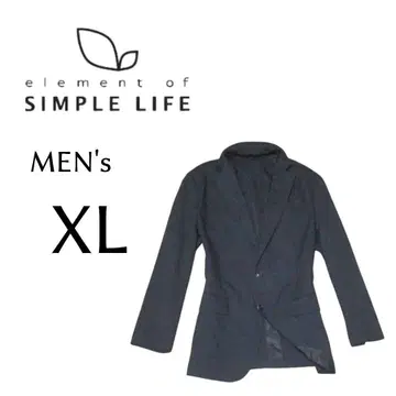 남성용 XL 사이즈 SIMPLE LIFE 테일러드 자켓 navy