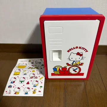 헬로키티 2단 수납 박스 스티커 포함