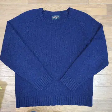 BEAMS 네이비 M 사이즈 니트 스웨터