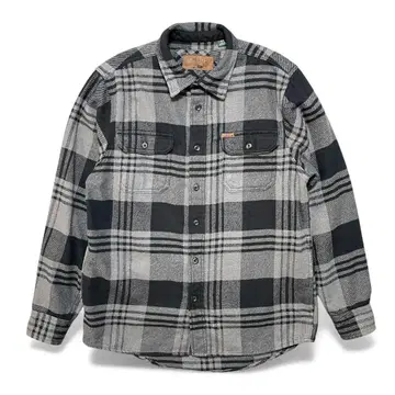 구제 의류 오비스 아웃도어 코튼 체크 무늬 셔츠 자켓 긴팔 셔츠