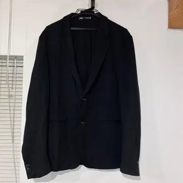 ZARA 블랙 테일러드 자켓 XL