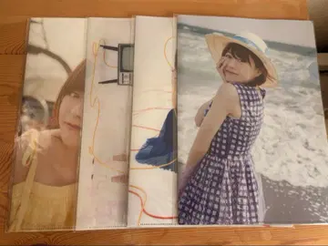 미나세 이노리 미사용 새상품 A-4 클리어 파일 묶음 판매