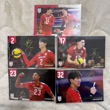 배구 남자 일본 대표 엽서