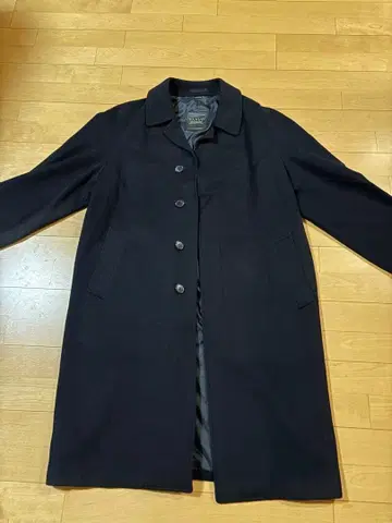 SANYO 롱 코트 블랙