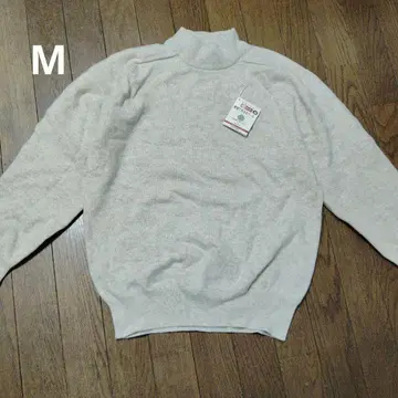 택 포함 미사용 MR. YORK 긴팔 티셔츠 M 램스울 스웨터