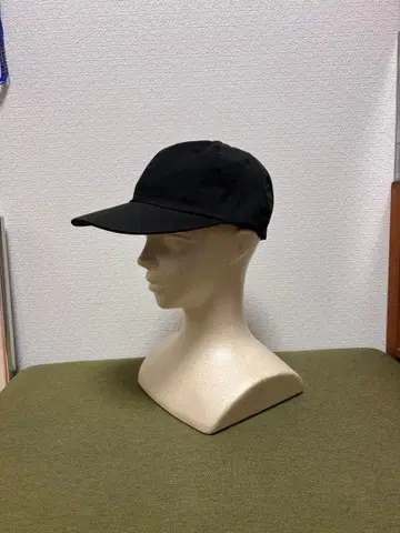 키지마 타카유키 코튼 6패널 야구 모자 블랙