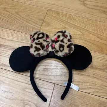 디즈니 레오파드 무늬 머리띠