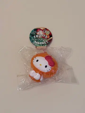 헬로키티 푸니푸니 마스코트 오렌지