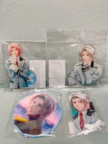 사에키 에이 아크릴 스탠드 캔뱃지 아크릴 키링 굿즈 세트