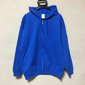 새상품 GILDAN 길단 집업 후드티 로얄 블루 파랑 XL