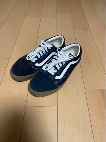 Vans 네이비 스웨이드 스니커즈