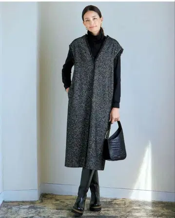 1er Arrondissement 원피스 트위드 라메