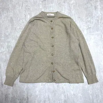 캐시미어 베이지 니트 가디건 긴팔