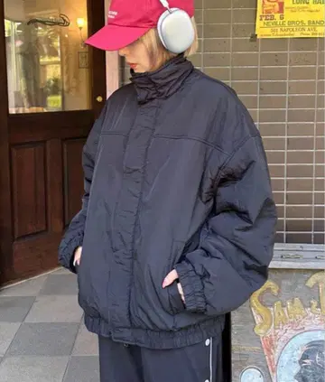 apres jour mignon 충전솜 패딩 블루종