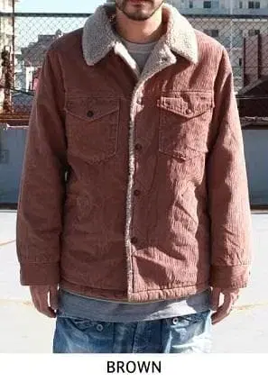 GO WEST 보아 런치 코듀로이 자켓