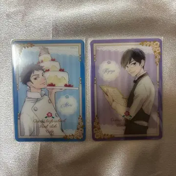 오란고교 호스트부 콜라보 카페 트레이딩 클리어 카드 세트 오오토리 쿄야