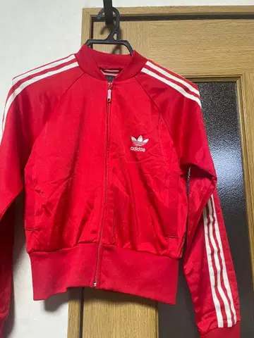 adidas 트랙 자켓 레드 저지