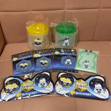 해피 복권 산리오 포차코 폼폼푸딩 8종