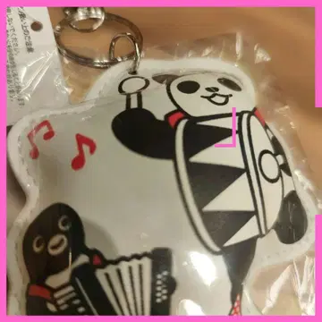 Suica 펭귄 팬더 음악 키링 화이트 블랙 음악대