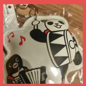 Suica 펭귄 팬더 음악 키링 화이트 블랙 음악대