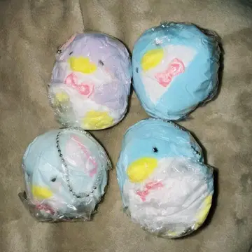 턱시도샘 봉제 인형 볼체인 전 4종 컴프 세트