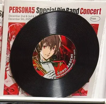 페르소나 5 레코드풍 코스터 아케치
