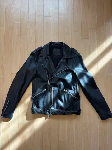 ALLSAINTS 블랙 더블 라이더 자켓 S 사이즈