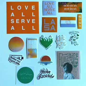 후지이 카제 Fujii Kaze 플레이크 씰 외 묶음 판매