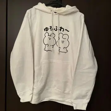 [ 완판템 ] P. 소프트 내추럴 후드티 속기모 화이트 L 사이즈