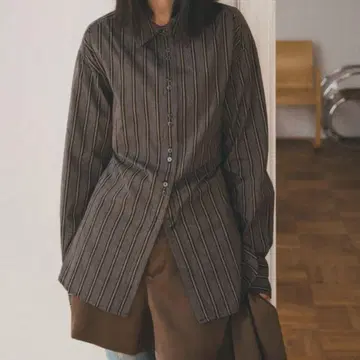 [새상품] FUULLY STUDIO 멀티 스트라이프 셔츠