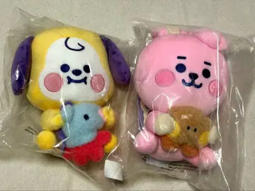 BT21 CHIMMY COOKY 봉제 인형 세트