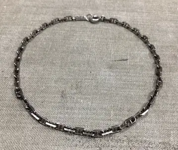 빈티지 SV925 닻 체인 실버 팔찌