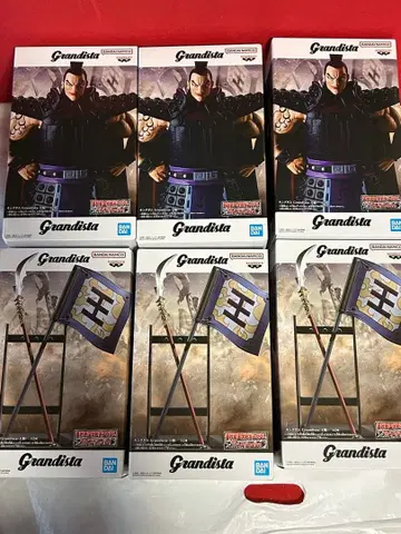 킹덤 왕기장군 창&깃발 피규어 6개 세트 그란디스타 제일복권