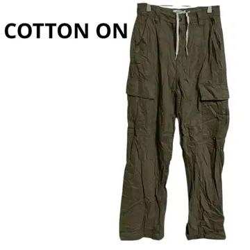 COTTON ON 올리브 그린 카고 팬츠