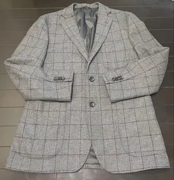 Lanificio di Pray 이탈리아 원단 체크 무늬 테일러드 자켓